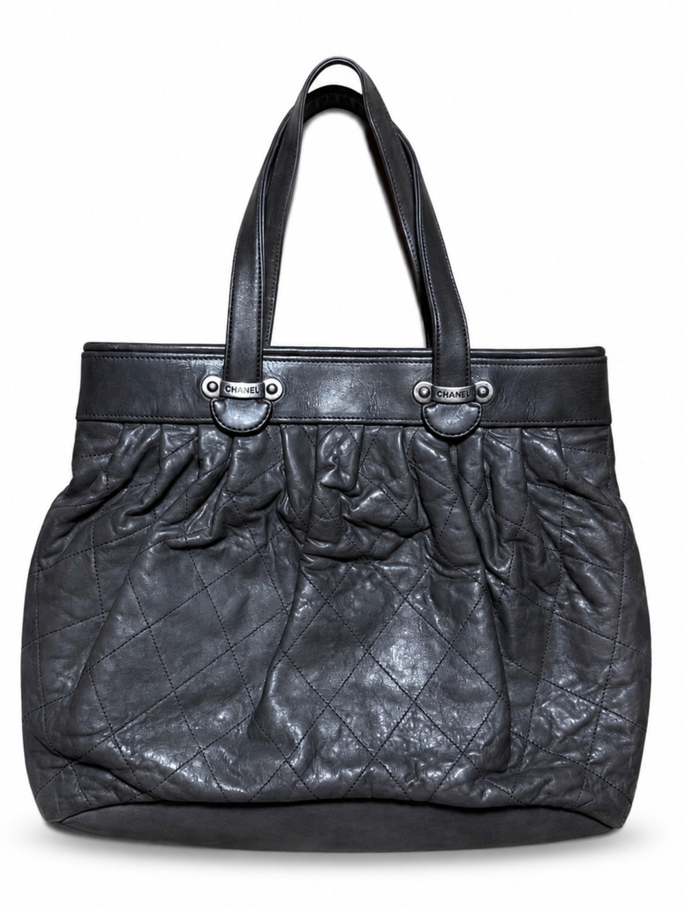 Chanel  Ruched Quilted Tote